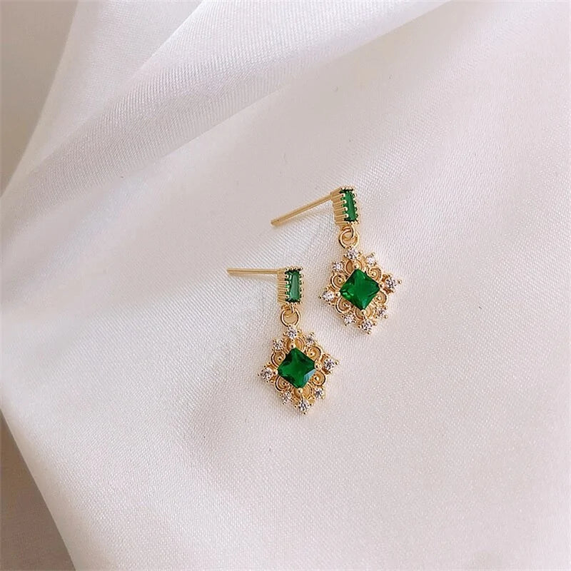 Forbidden Emerald Earrings