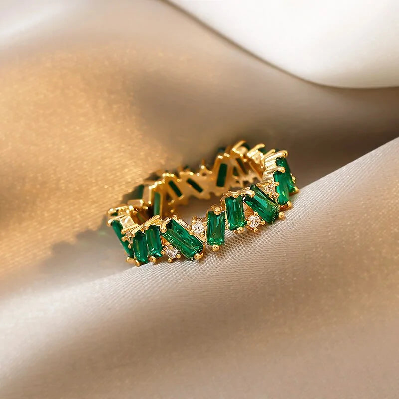 Enchanted Emerald Ring (Size 7)