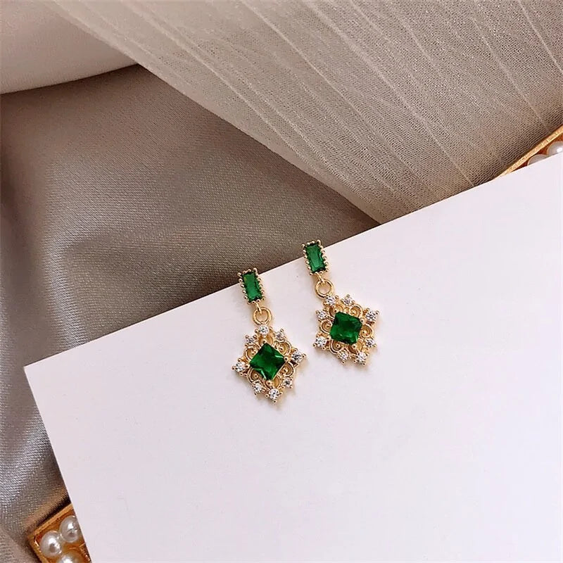 Forbidden Emerald Earrings