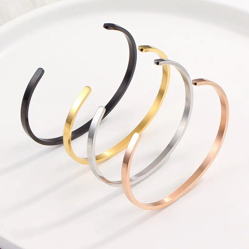 Stainless Steel Bangle Bracelet