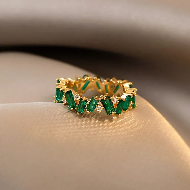 Enchanted Emerald Ring (Size 7)