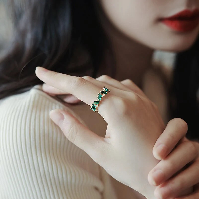 Enchanted Emerald Ring (Size 7)