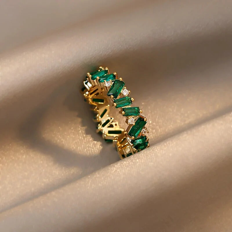 Enchanted Emerald Ring (Size 7)